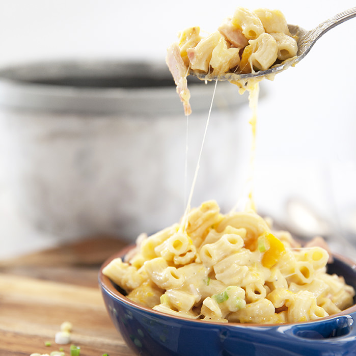 Rice Cooker Loaded Mac and Cheese