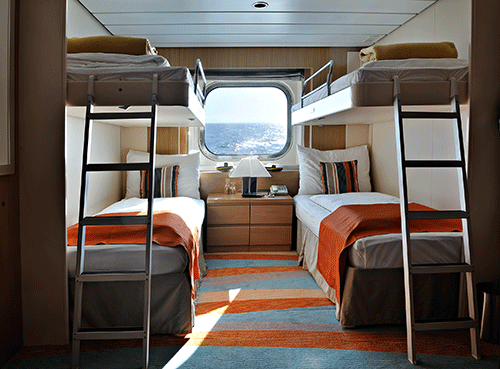 4 Berth Cabin - Cruise Ship is quite small so pack light 4 Berth Cabin - Cruise Ship