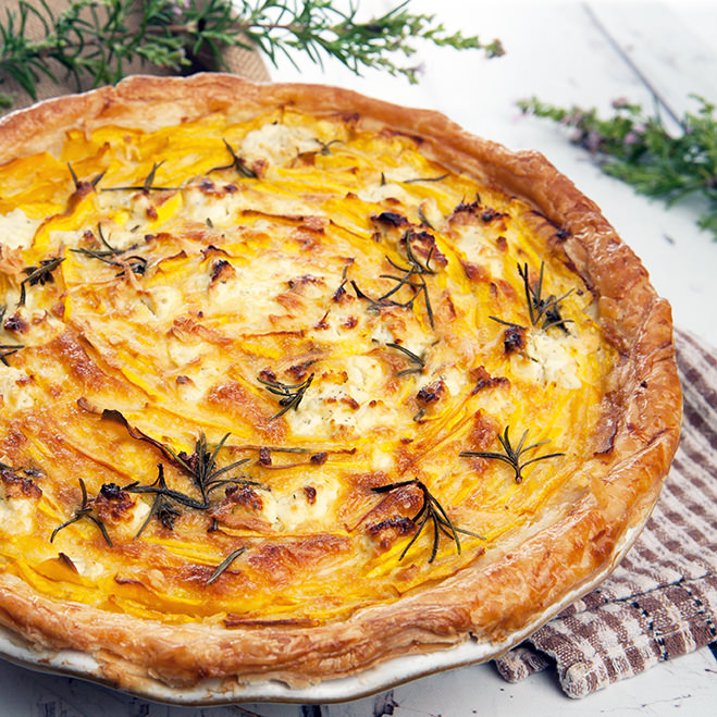Vegetarian Pumpkin Feta Tart Vegetarian Pumpkin Feta Tart
