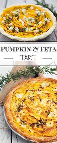 Pumpkin & Feta Tart - Pin