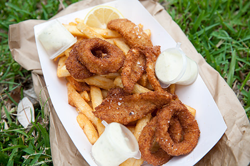 Seasalt Calamari & Whiting With Chips for 1