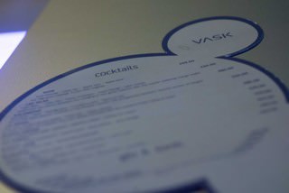 Vask Cocktail Menu