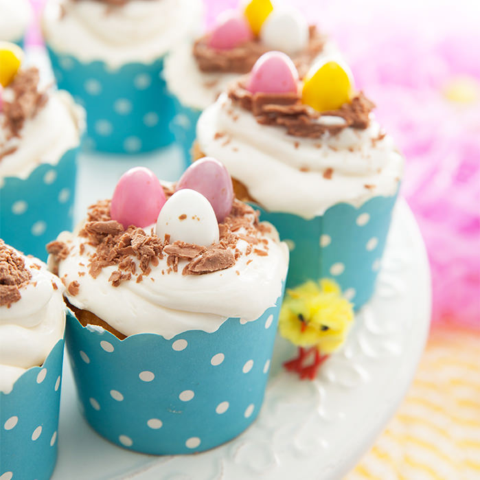 Close Up Easter Egg Cupcakes Submission