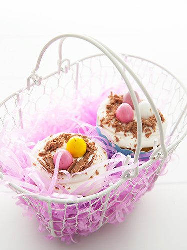 Cupcake Easter Egg Baskets