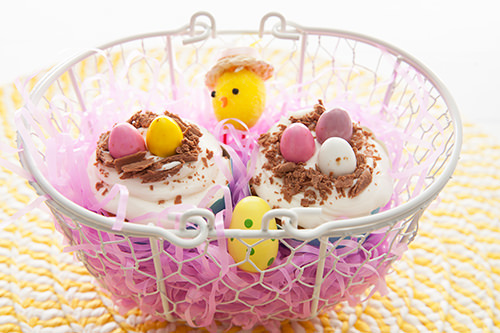 Easter Cupcakes Nests Easter Cupcakes Nests