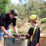 Brett and Locky Sifting for Sapphires