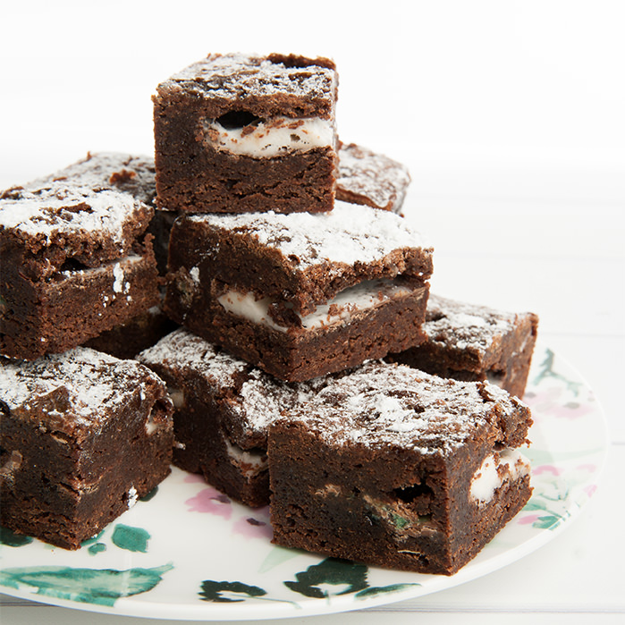 Chocolate Peppermint Brownie