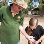 Dave showing us Sapphires