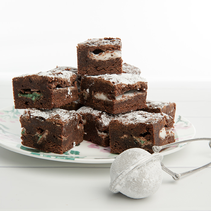 Mint Stuffed Chocolate Brownies Submission