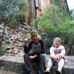 Kids at Sawn Rocks National Park
