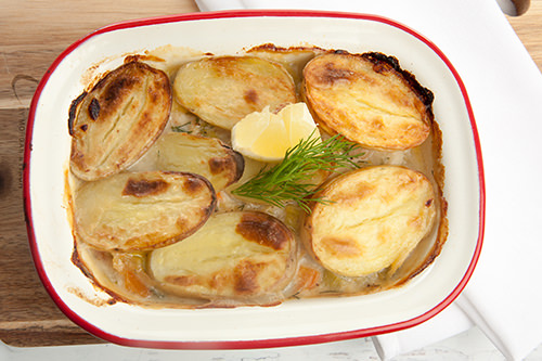 Skinny Potato and Fish Pie