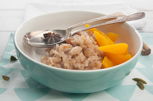 Chai Spiced Slow Cooked Rice Pudding