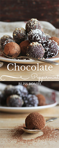 Chocolate Peppermint Bliss Bombs