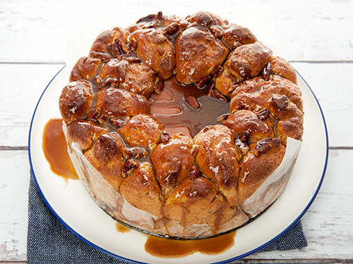 Pecan and Salted Caramel Monkey Bread