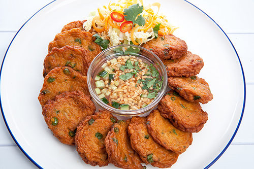 Thai Fish Cakes w Dipping Sauce