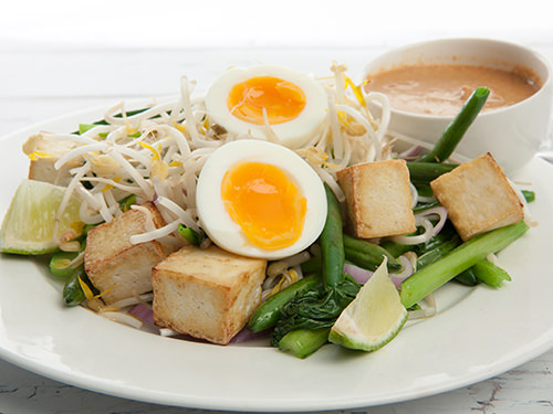 Tofu Gado Gado with Sate