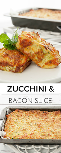 Zucchini & Bacon Slice -Pin Me
