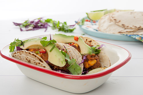 Mexican Chicken Tacos in Slow Cooker