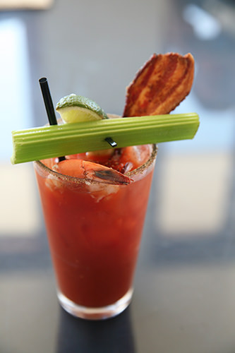 Special Bloody Mary w Prawn & Bacon