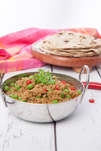 Chapati with Spiced Lamb