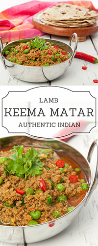 Indian Spiced Lamb Keema Matar Pin