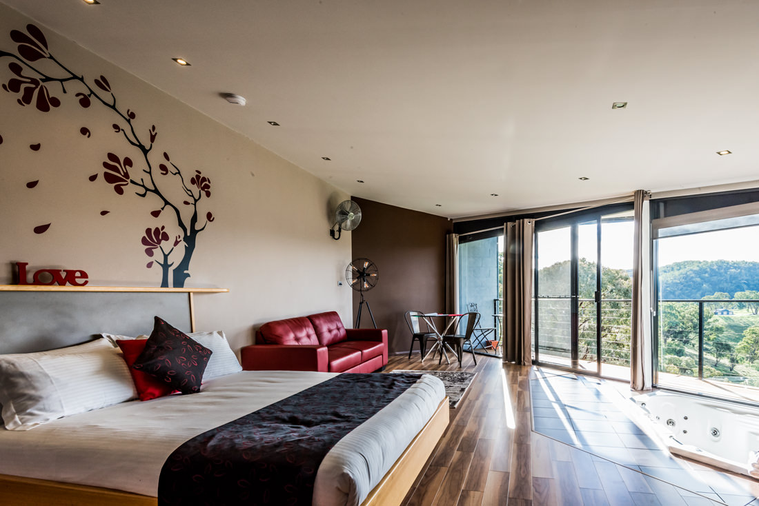 Eagleview resort Rydal, room with a view.