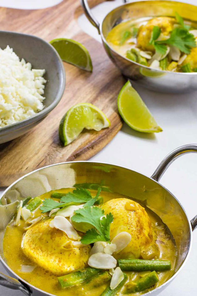 Indian Curry Egg With Rice