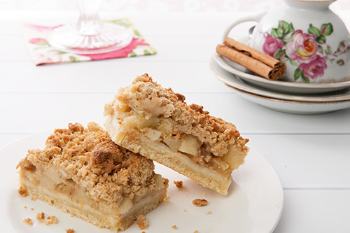 German Apple Streusel Slice