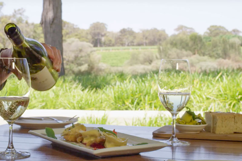 Lunch at Clairault Winery Margaret River
