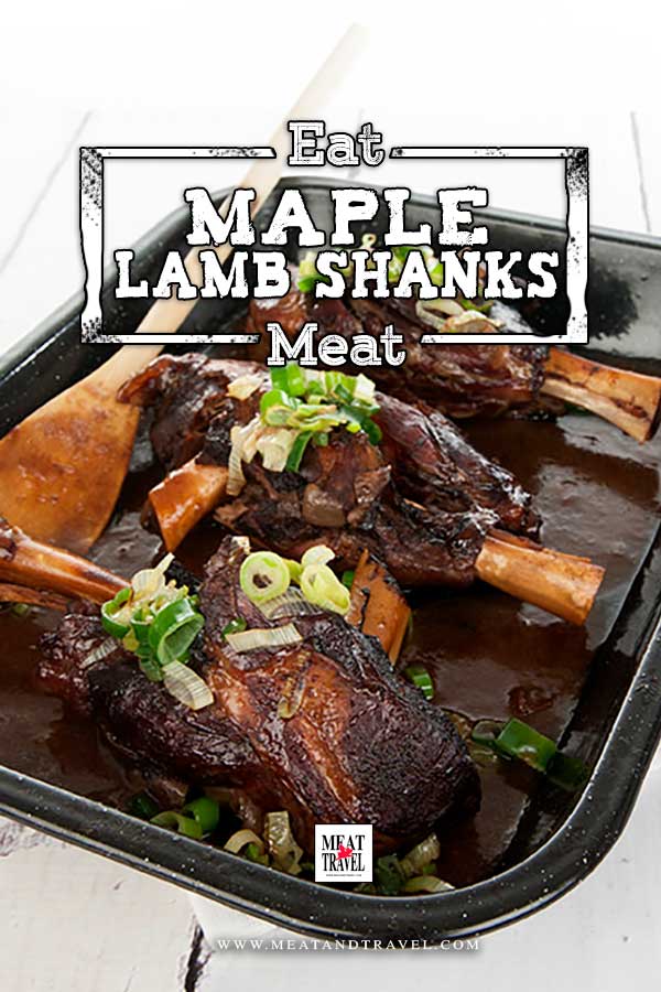 Maple Braised Lamb Shanks - slow cooked winter recipe