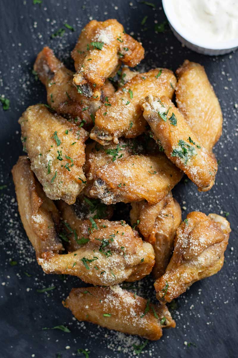 How to make Garlic Parmesan Chicken Wings