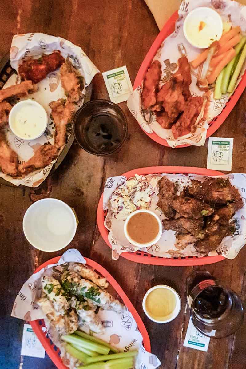 Wings and Tins Darlinghurst Variety of Chicken Wings