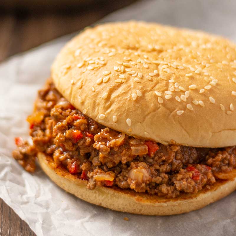 Delicious Homemade Sloppy Joes.